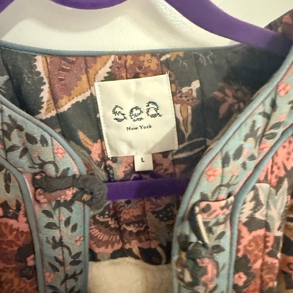 Sea New York Quilted Floral Jacket – Size Large - Picture 2 of 5